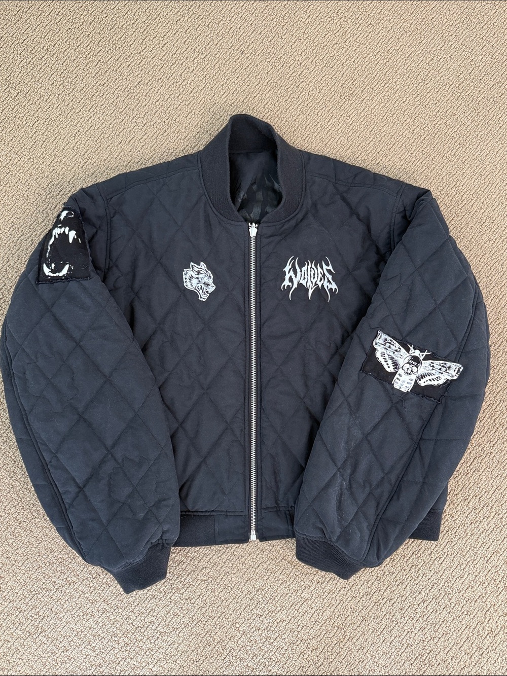 Darc Sport Reversible Bomber Jacket with Graphic Patches